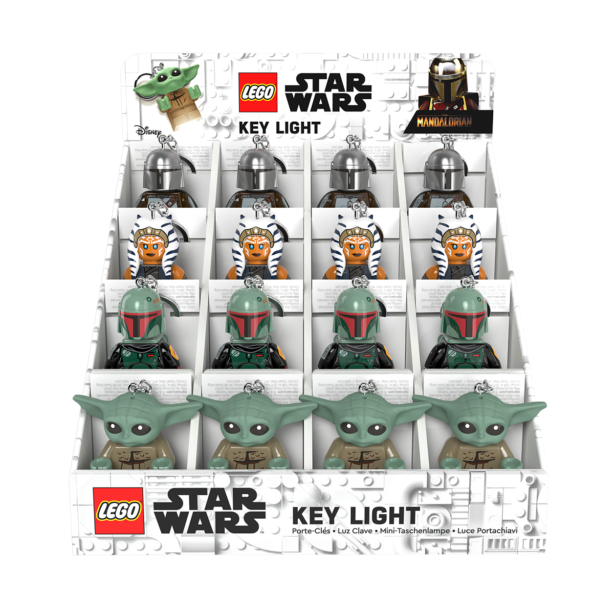 LEGO® STAR WARS™ LED-nyckelring CDU 16 delar.