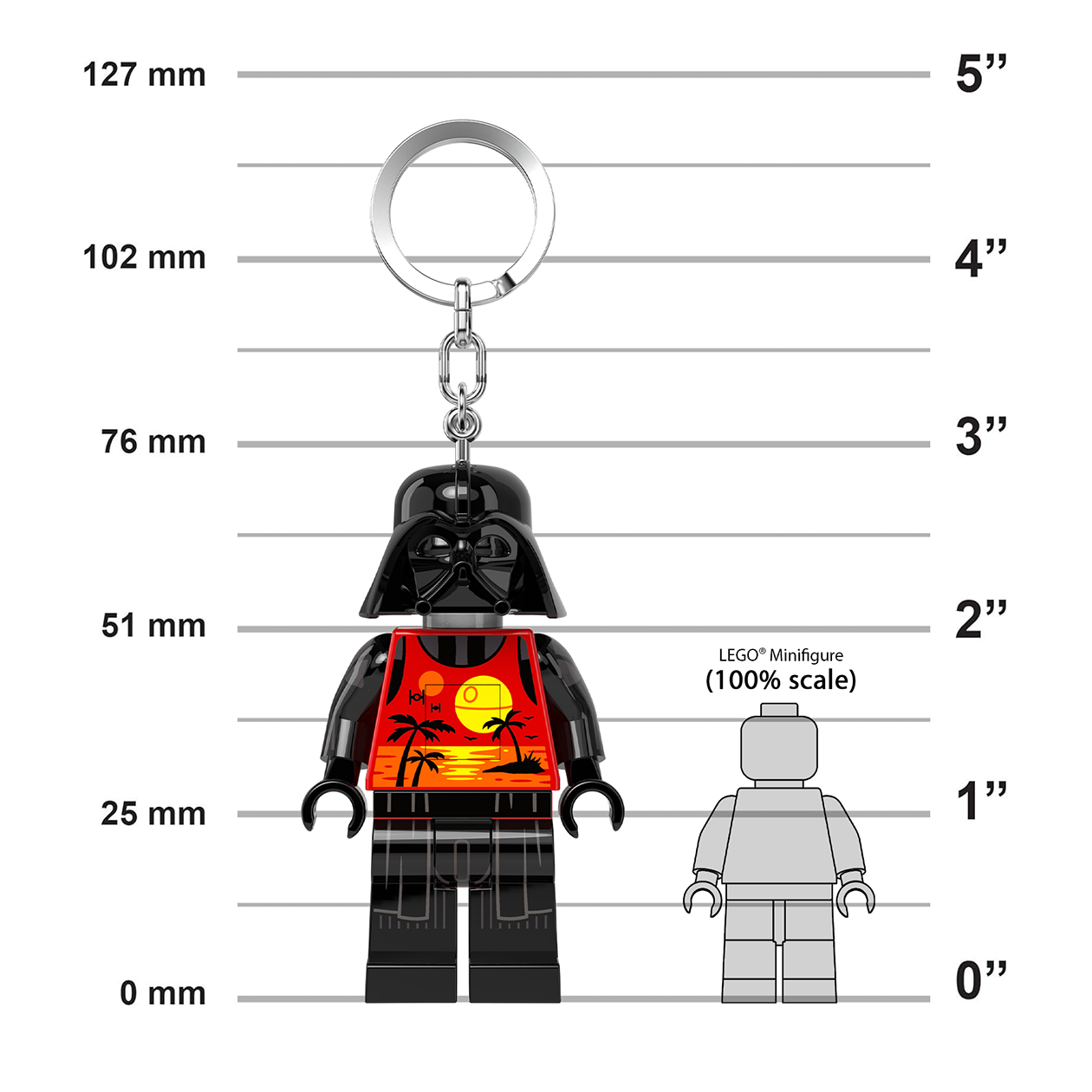 LEGO® STAR WARS™ LED-nyckelring Darth Vader-semester