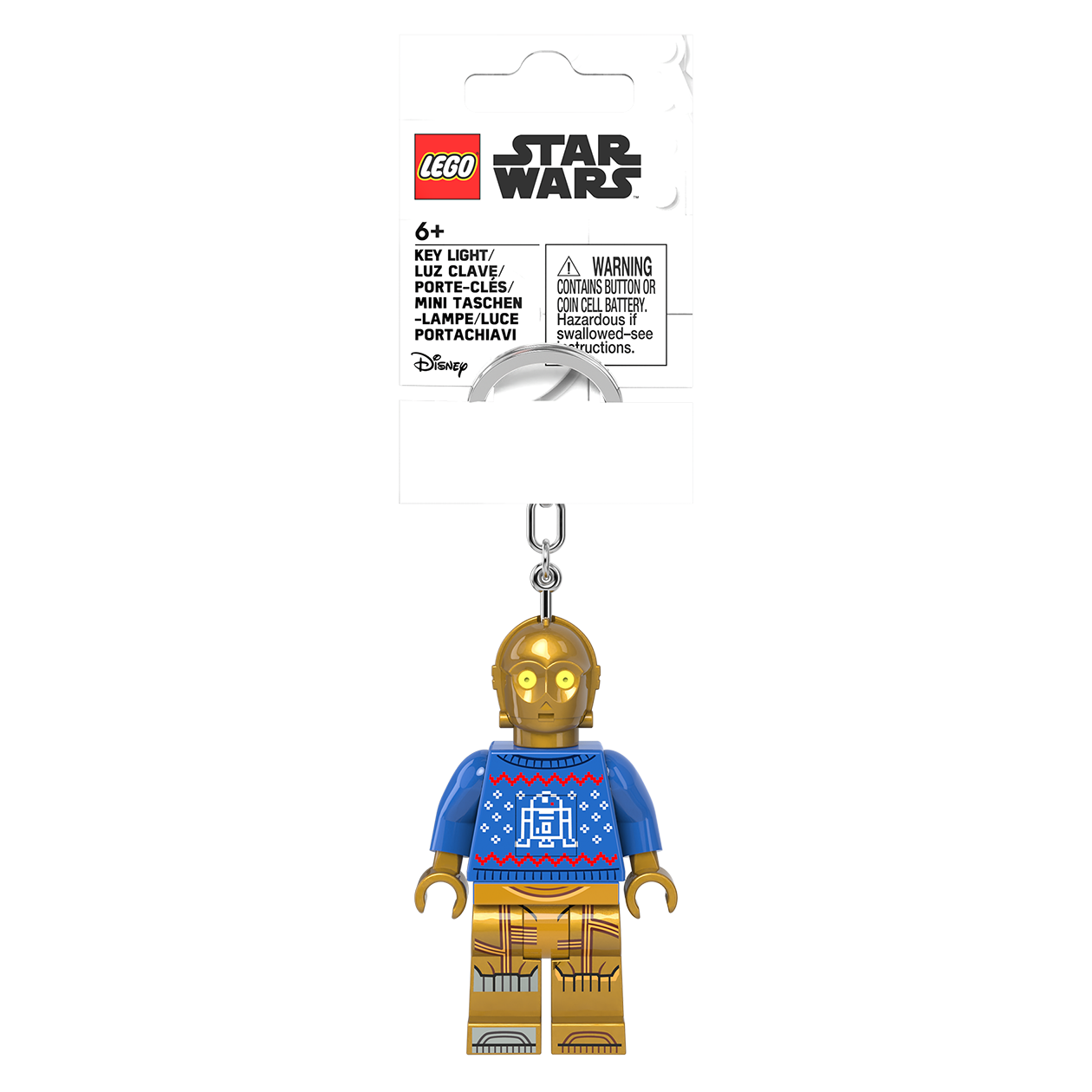 LEGO® STAR WARS™ LED Keychain C-3PO™ Christmas Sweater