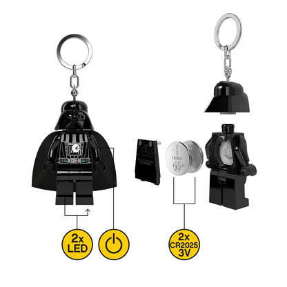LEGO Star Wars Darth Vader nøglering med LED lys