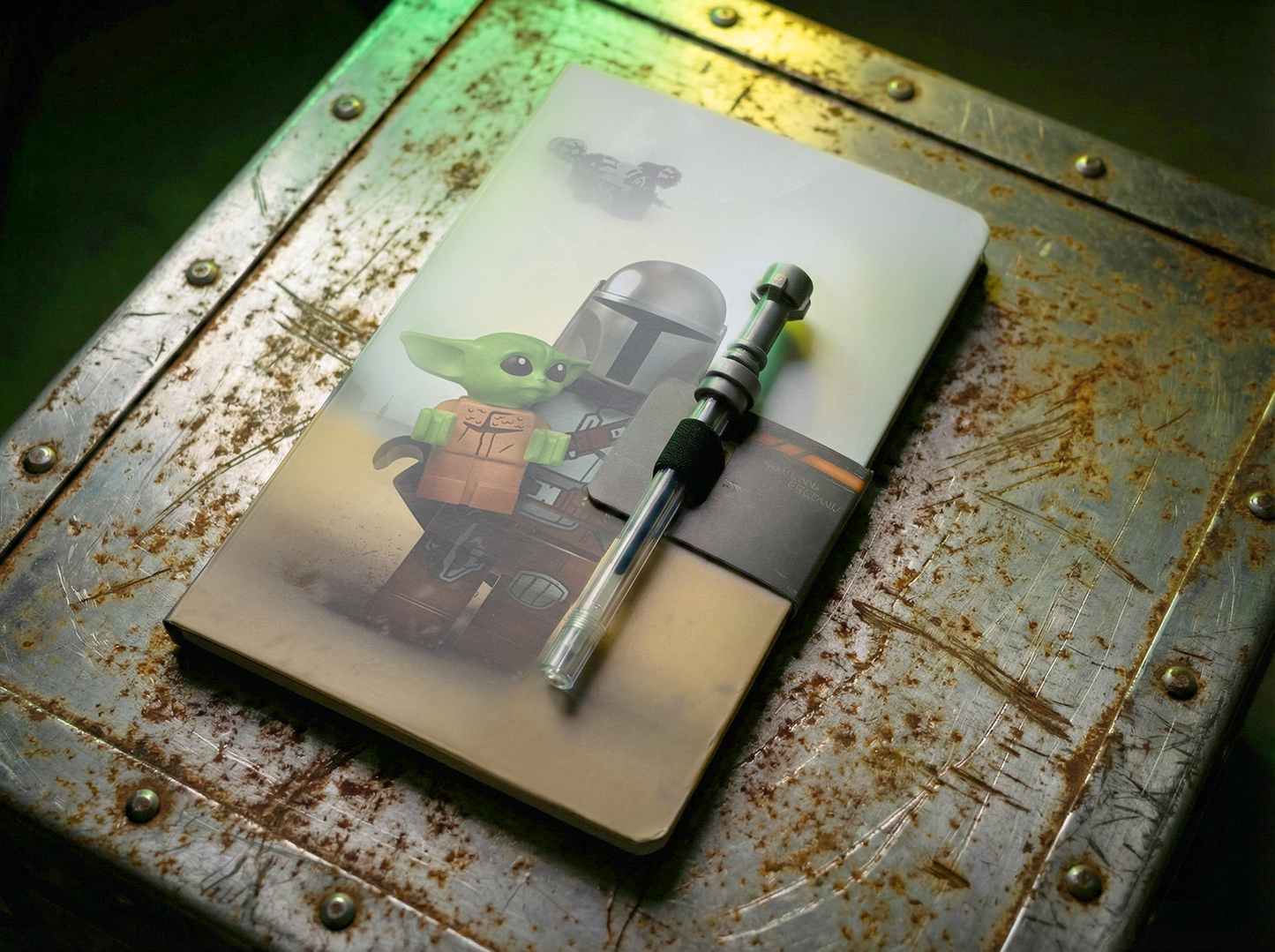 LEGO® STAR WARS™ THE MANDALORIAN Notebook and LIGHTSABER™ Gel Pen