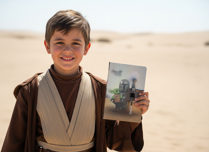 LEGO® STAR WARS™ THE MANDALORIAN Notebook and LIGHTSABER™ Gel Pen