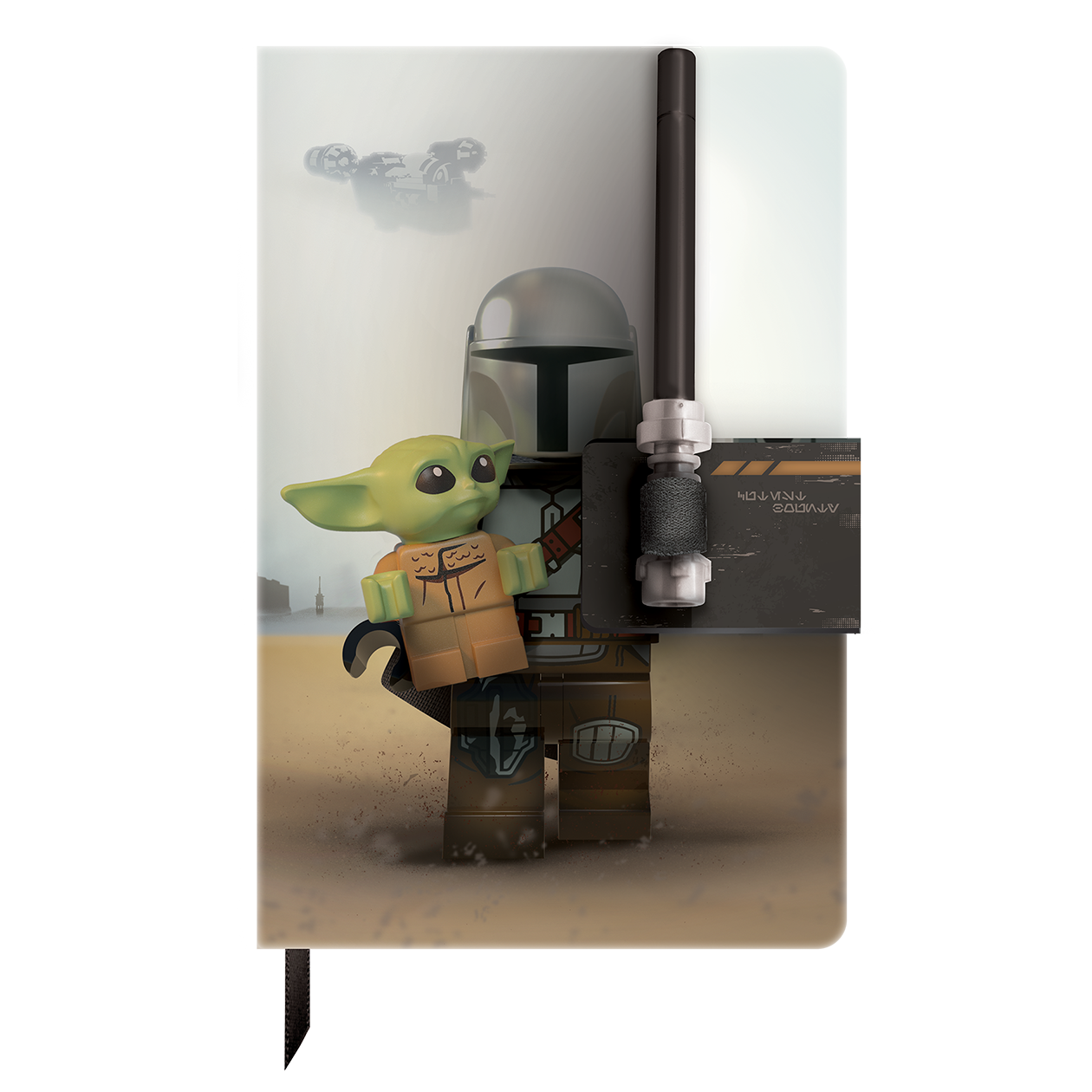 LEGO® STAR WARS™ THE MANDALORIAN Notebook and LIGHTSABER™ Gel Pen