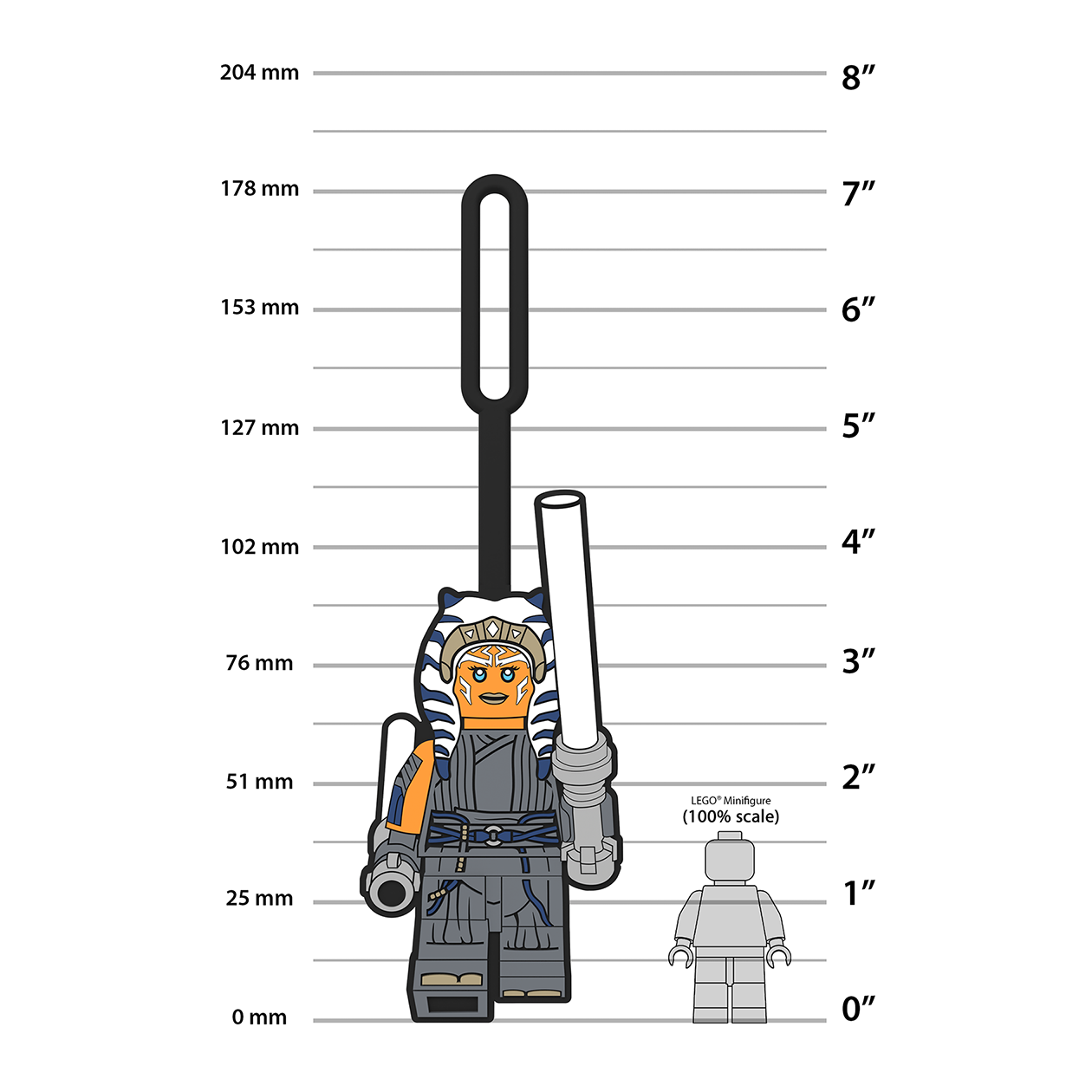 LEGO® STAR WARS™ Mandalorianen™ Väsketikett Ahsoka Tano™