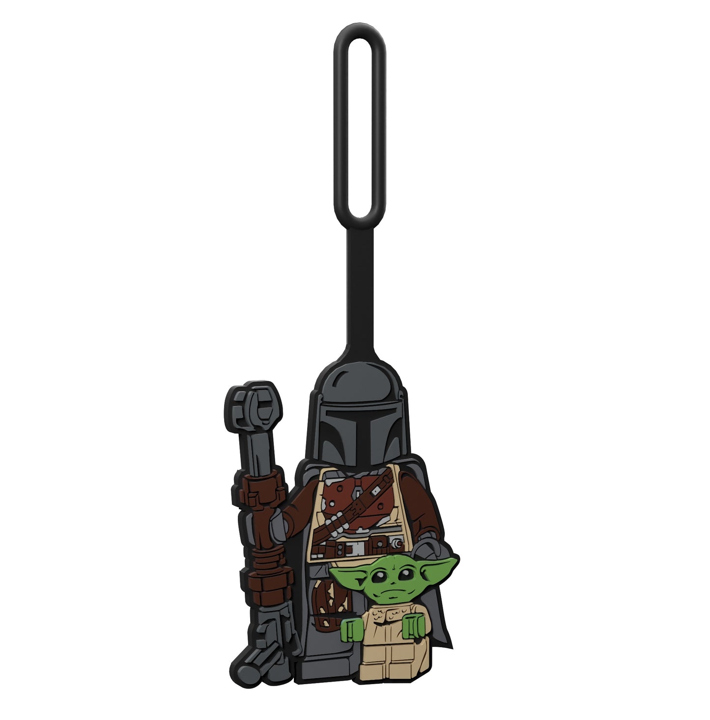 LEGO Star Wars Bag Tag The Mandalorian w Grogu