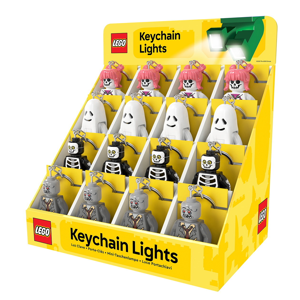 LEGO® Minifigures™ LED Keychain CDU 16 pcs. Halloween