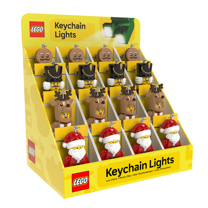 LEGO® Minifigures™ LED Keychain CDU 16 pcs. Christmas
