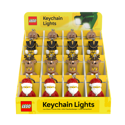 LEGO® Minifigures™ LED Keychain CDU 16 pcs. Christmas