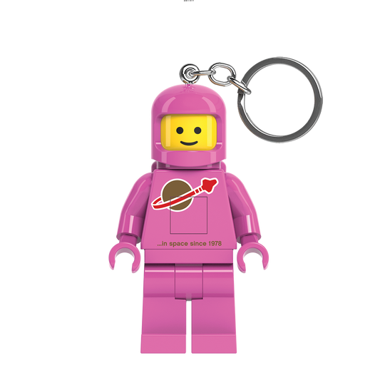 LEGO® Minifigurer™ LED Nøglering Astronaut Pink