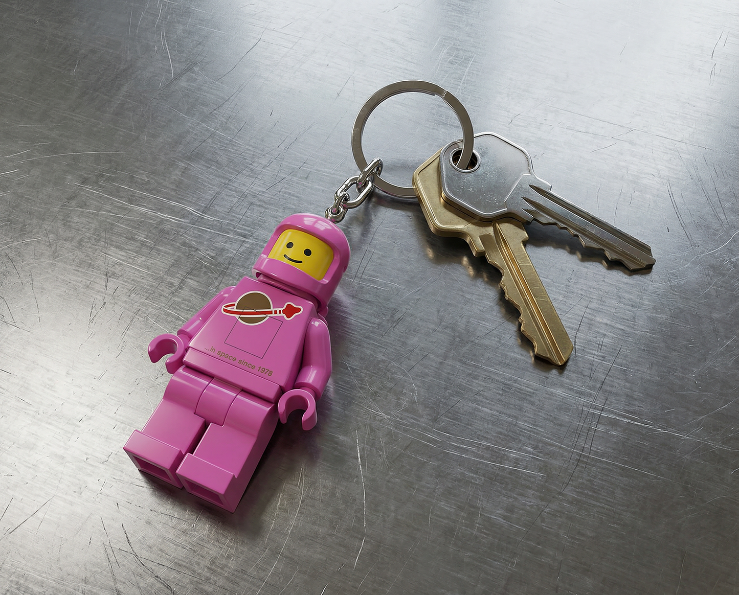 LEGO® Minifigures™ LED-nyckelring Astronaut Rosa