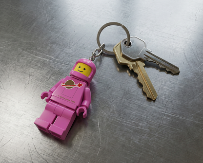 LEGO® Minifigures™ LED-nyckelring Astronaut Rosa
