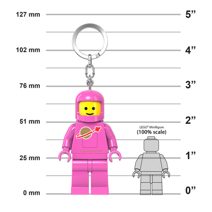 LEGO® Minifigures™ LED-nyckelring Astronaut Rosa