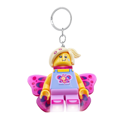LEGO Sommerfugl  Pigen LED Nøglering