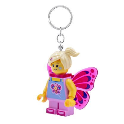 LEGO Sommerfugl  Pigen LED Nøglering