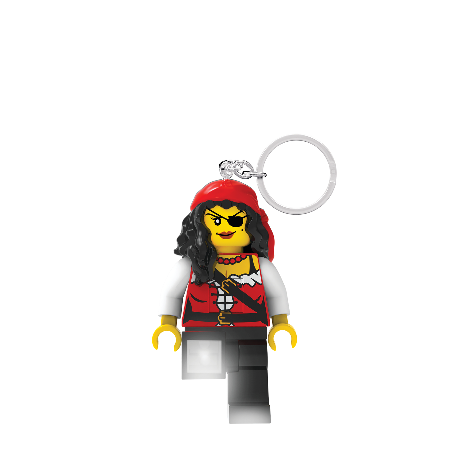 LEGO® Iconic Pirate Princess nyckelring med LED-ljus - NYHET