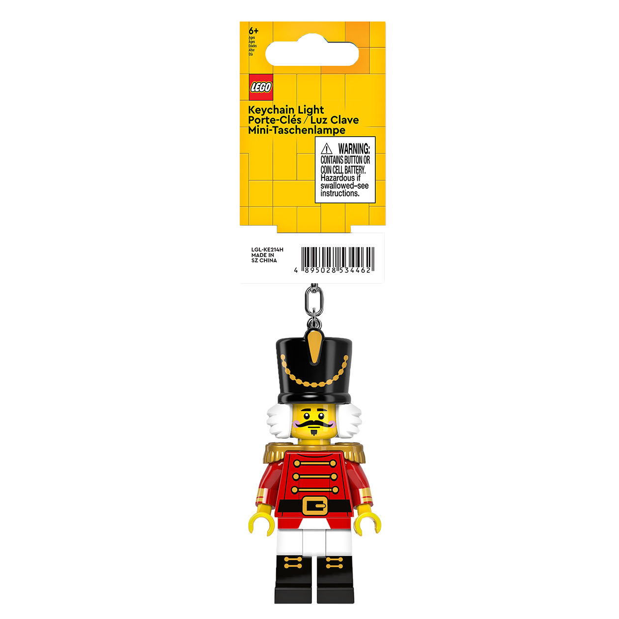 LEGO® Minifigures™ nyckelring LED-ljus-Nötknäppare