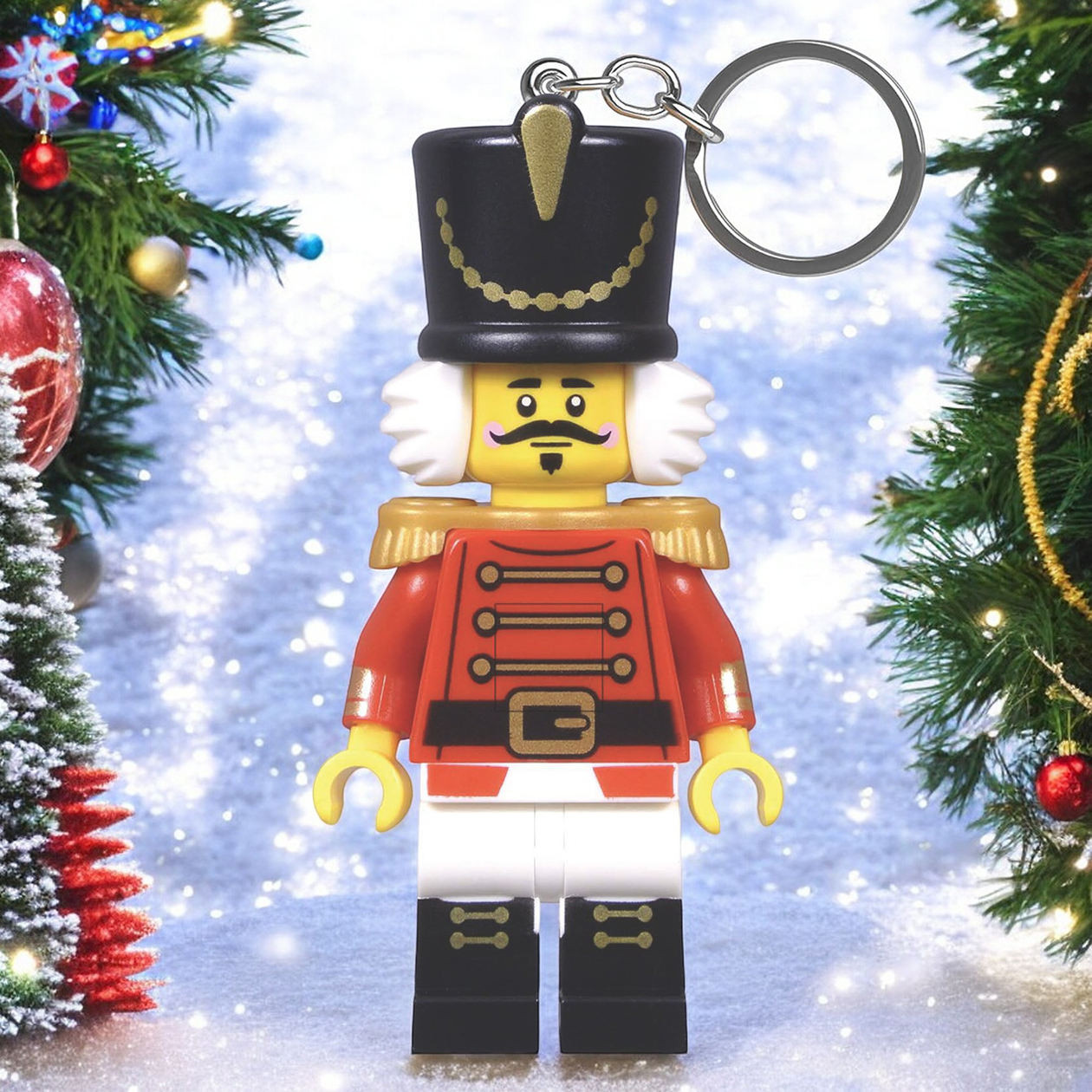 LEGO® Minifigures™ nyckelring LED-ljus-Nötknäppare
