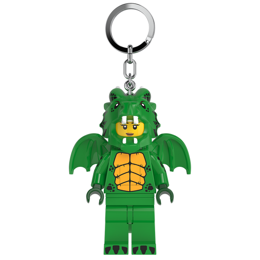 LEGO® Minifigures™Keychain Light Green Dragon Girl