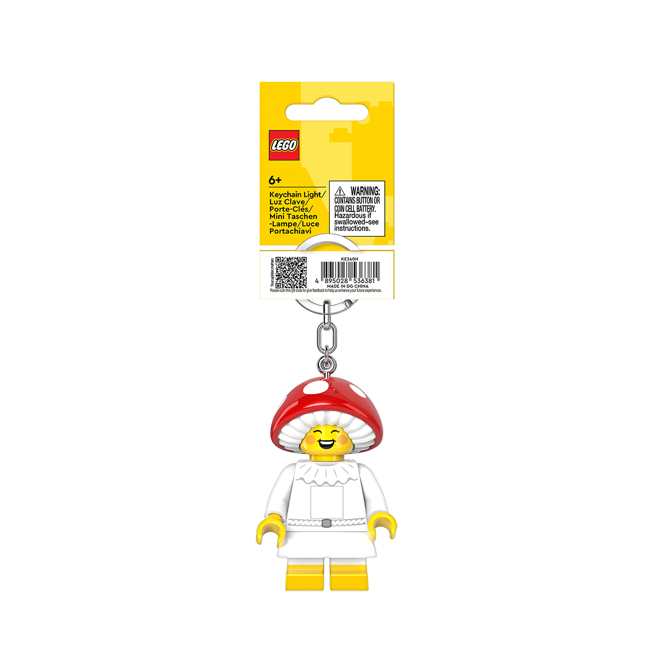 LEGO® Minifigures™ LED Keychain Mushroom