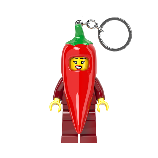 LEGO® Minifigurer™ LED Nøglering Chili Kostume
