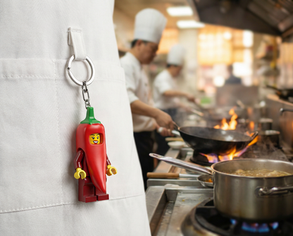 LEGO® Minifigures™ LED Keychain Chili Costume