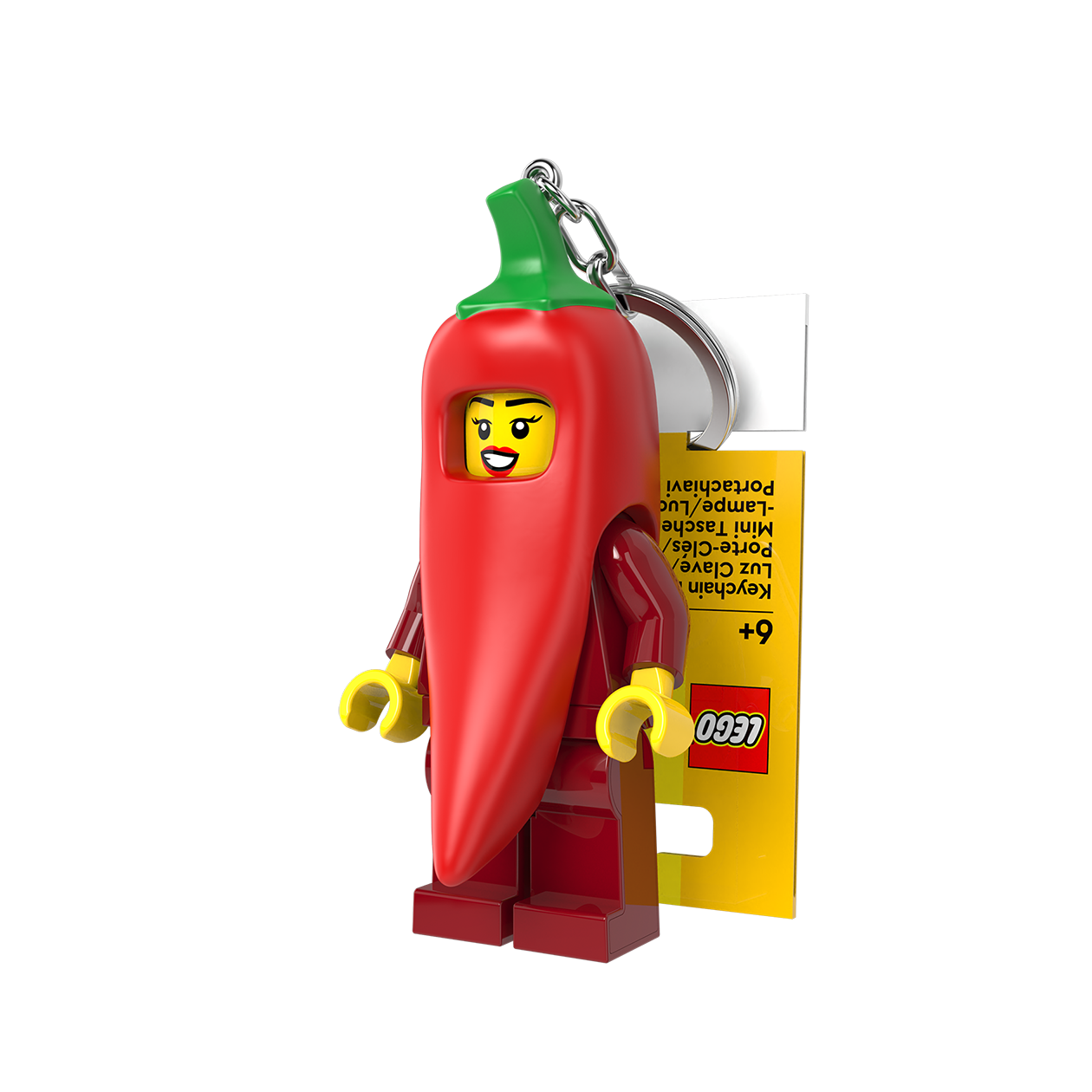 LEGO® Minifigures™ LED Keychain Chili Costume