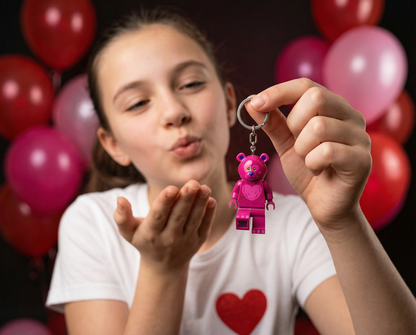 LEGO® Minifigures™ LED Keychain Love Teddy Bear