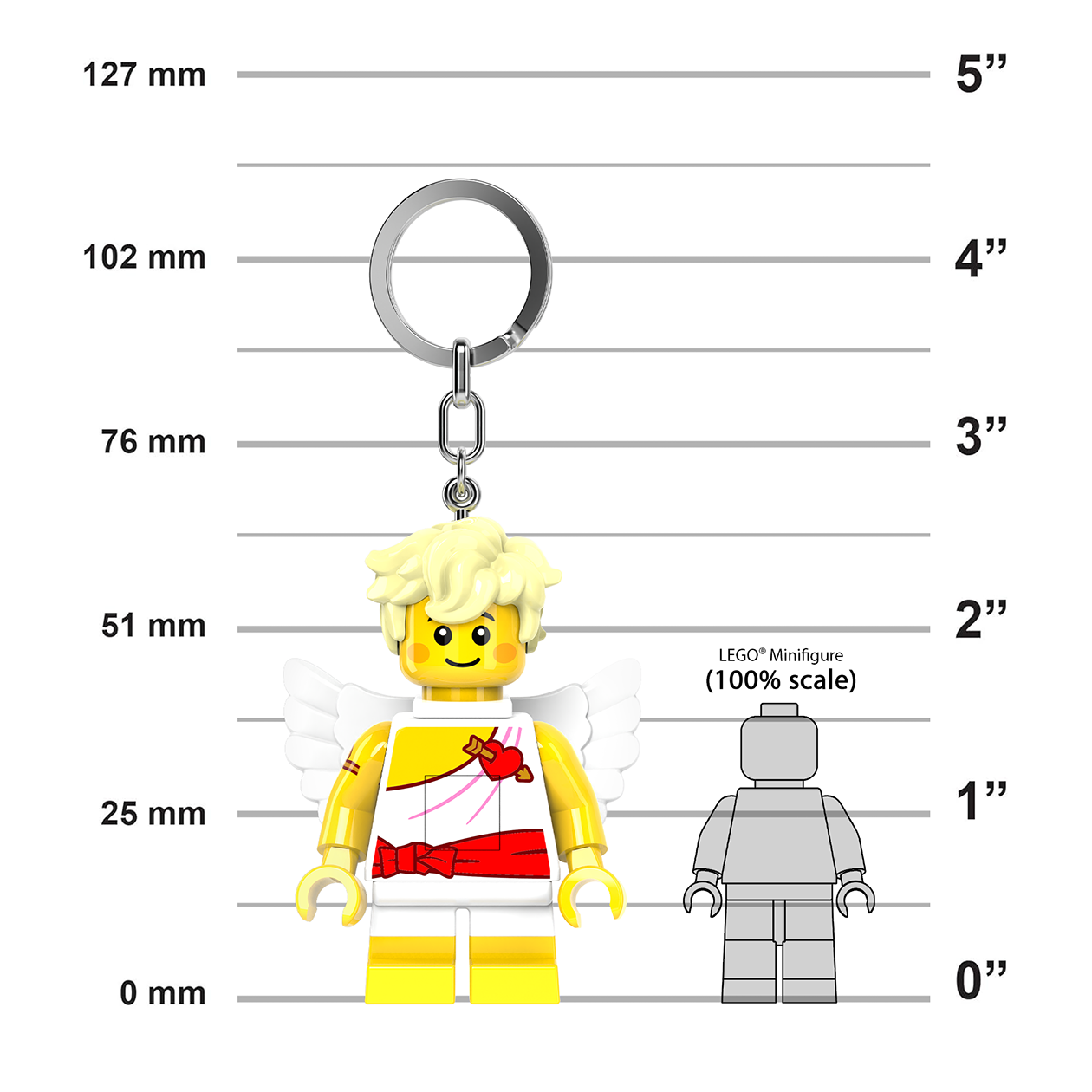 LEGO® Minifigures™ LED Keychain Cupid