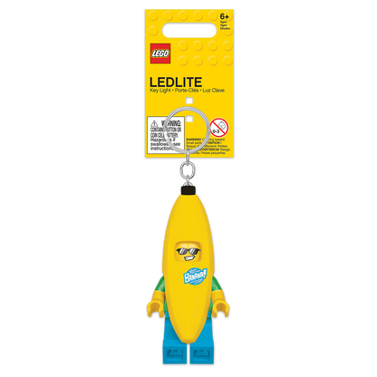 LEGO Bananfyr LED Nøglering