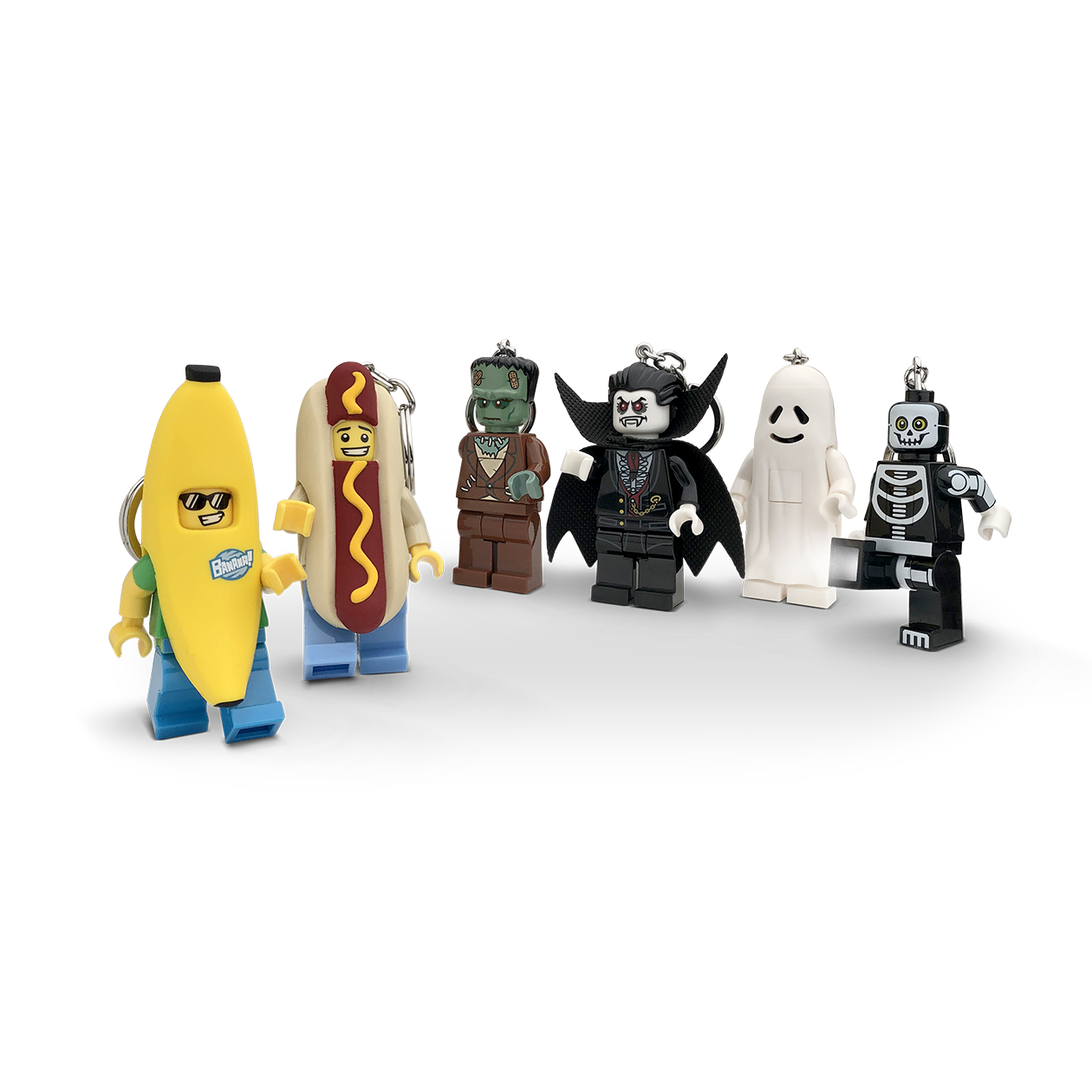 LEGO Bananfyr LED Nøglering