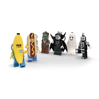 LEGO Bananfyr LED Nøglering
