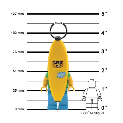 LEGO Bananfyr LED Nøglering