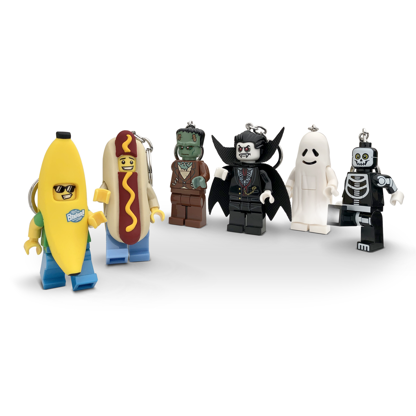LEGO Hotdogmand LED Nøglering