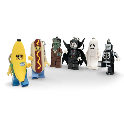 LEGO Hotdogmand LED Nøglering
