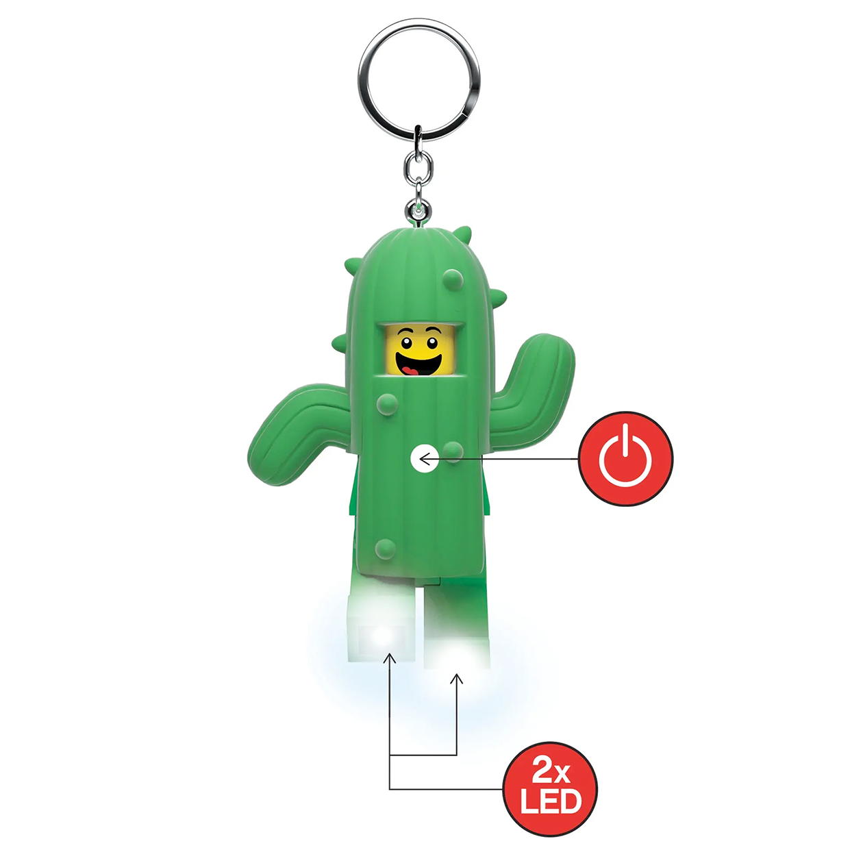 LEGO Kaktusdreng LED Nøglering