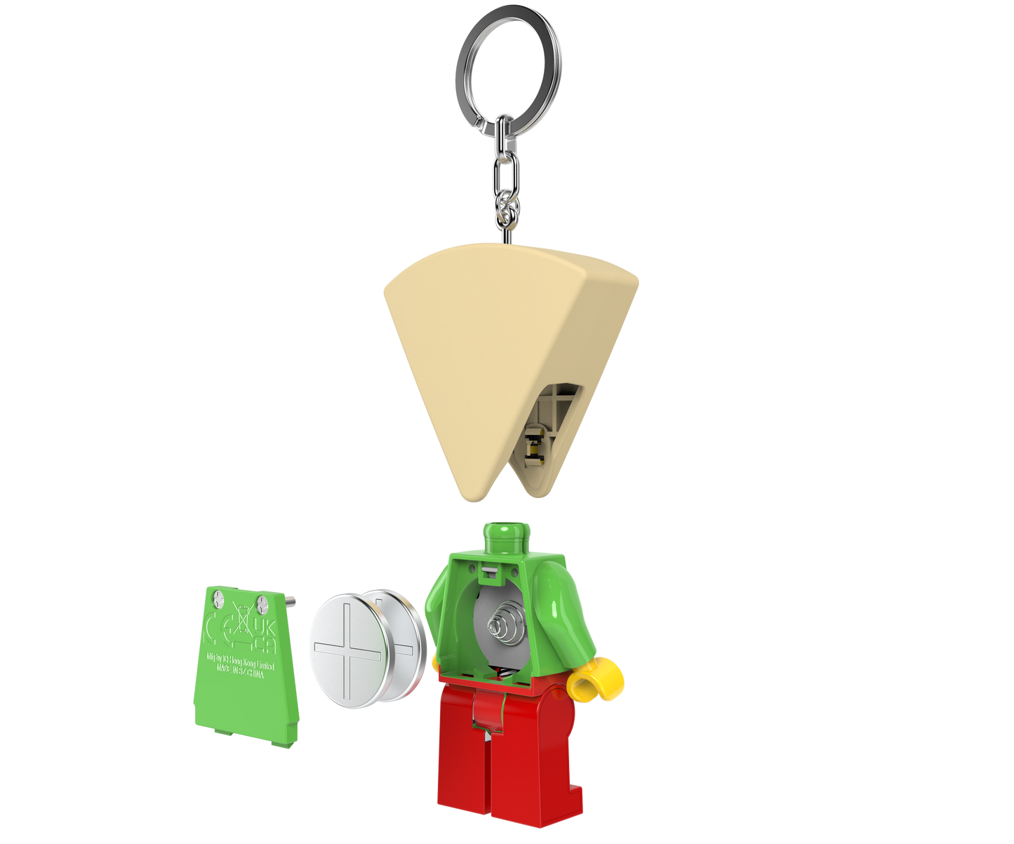 LEGO Pizzaman LED Keychain