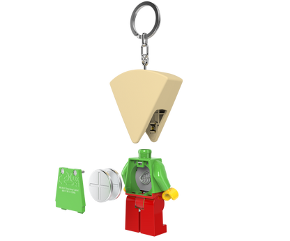 LEGO Pizzaman LED Keychain
