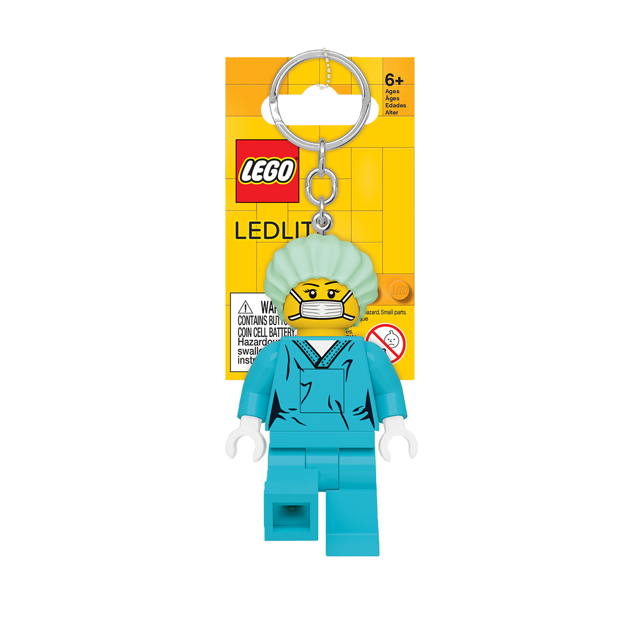 LEGO® LED Nøglering Kirurg