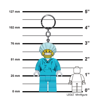 LEGO® LED Nøglering Kirurg