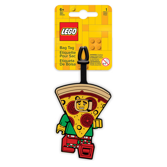 LEGO bag tag - The Pizza Man