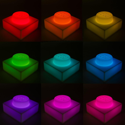 LEGO® Iconic 1x1 Plade Natlampe - Hvid