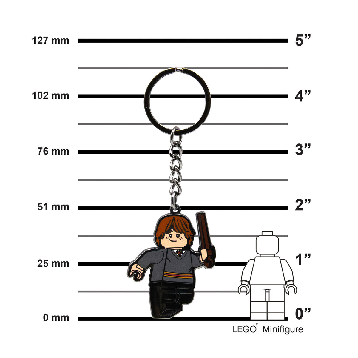 LEGO® Harry Potter™ Emalje Nøglering - Ron Weasley