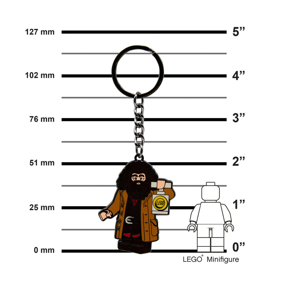 LEGO® Harry Potter™ Enamel Keyring - Hagrid