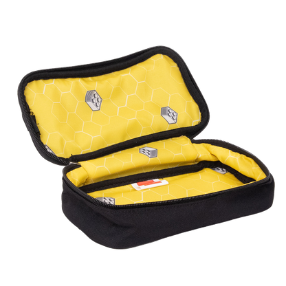 LEGO BRICK penalhus, sort, 20x10x6 cm, 1,0L