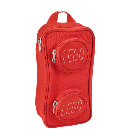 LEGO BRICK penalhus, rød, 20x10x6 cm, 1,0L