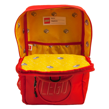LEGO backpack, 40 x 25 x 15 cm, red