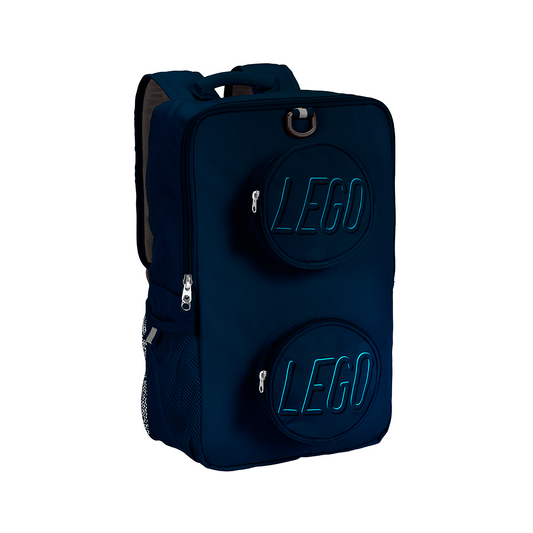 LEGO brick bag, 40 x 25 x 15 cm, dark blue