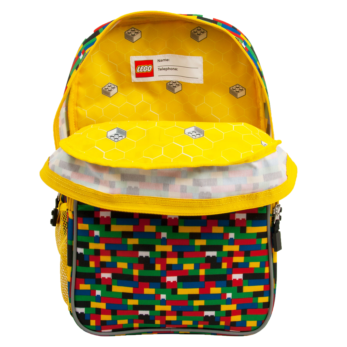 LEGO brick backpack, 40 x 28 x 16 cm, 14 L