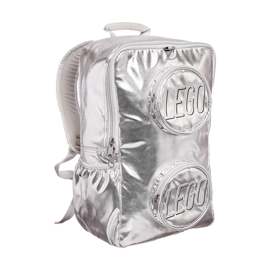 LEGO® Klods Rygsæk, sølv, 40x25x15 cm, 15L
