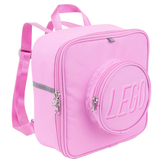 LEGO® Klods rygsæk, Lys Pink 23x23 cm, 5L